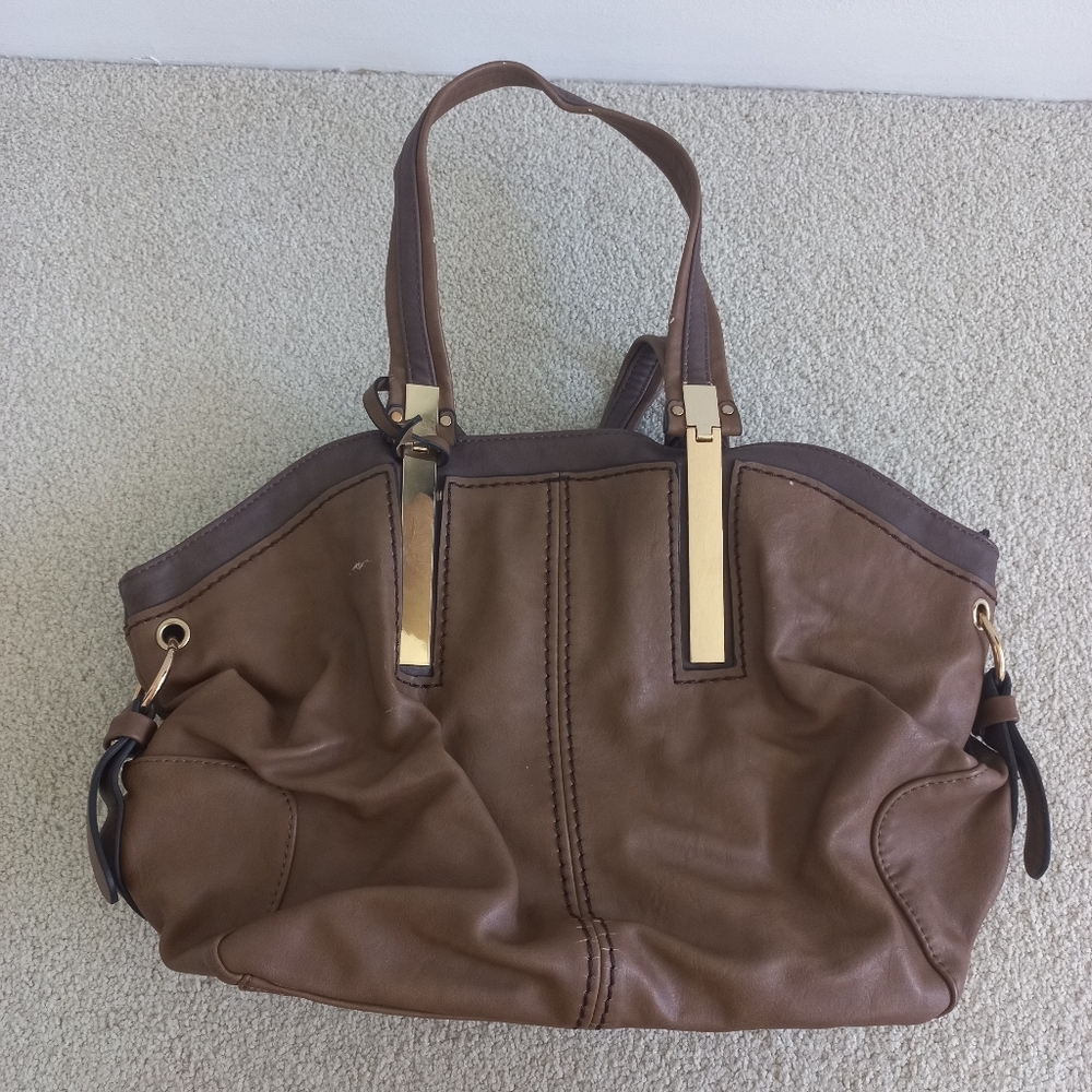 Women’s Brown Leather Medium Size Handbag
